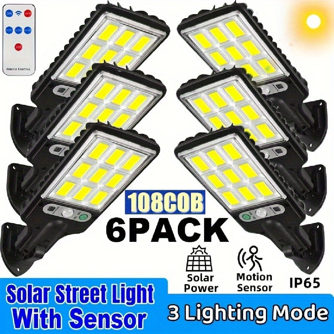 Waterproof Mini Solar Outdoor Street Light 108LED - Lawnbeast