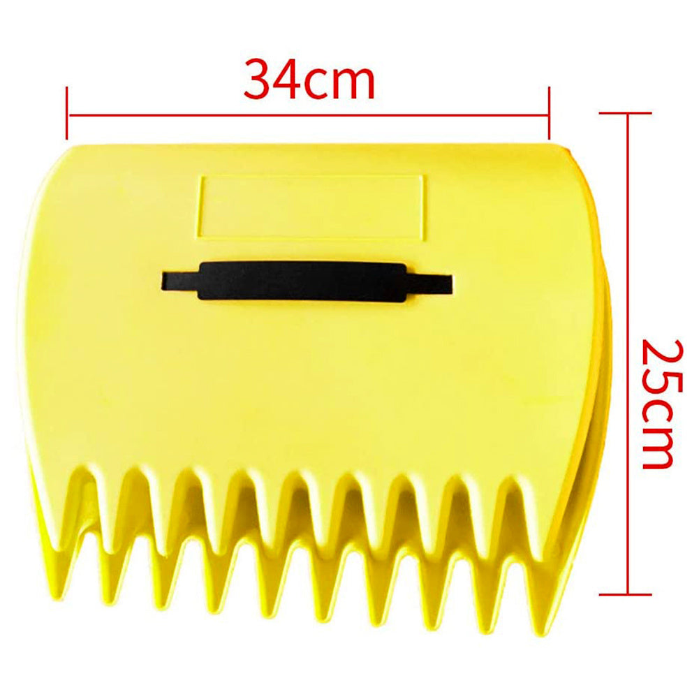 Garden Plastic Leaf Rake - Lawnbeast