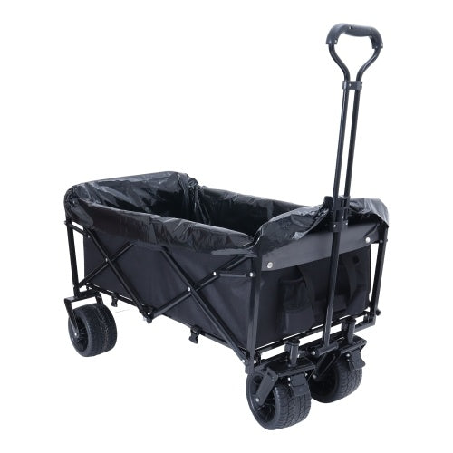 440lbs Collapsible Foldable Wagon Cart - Lawnbeast