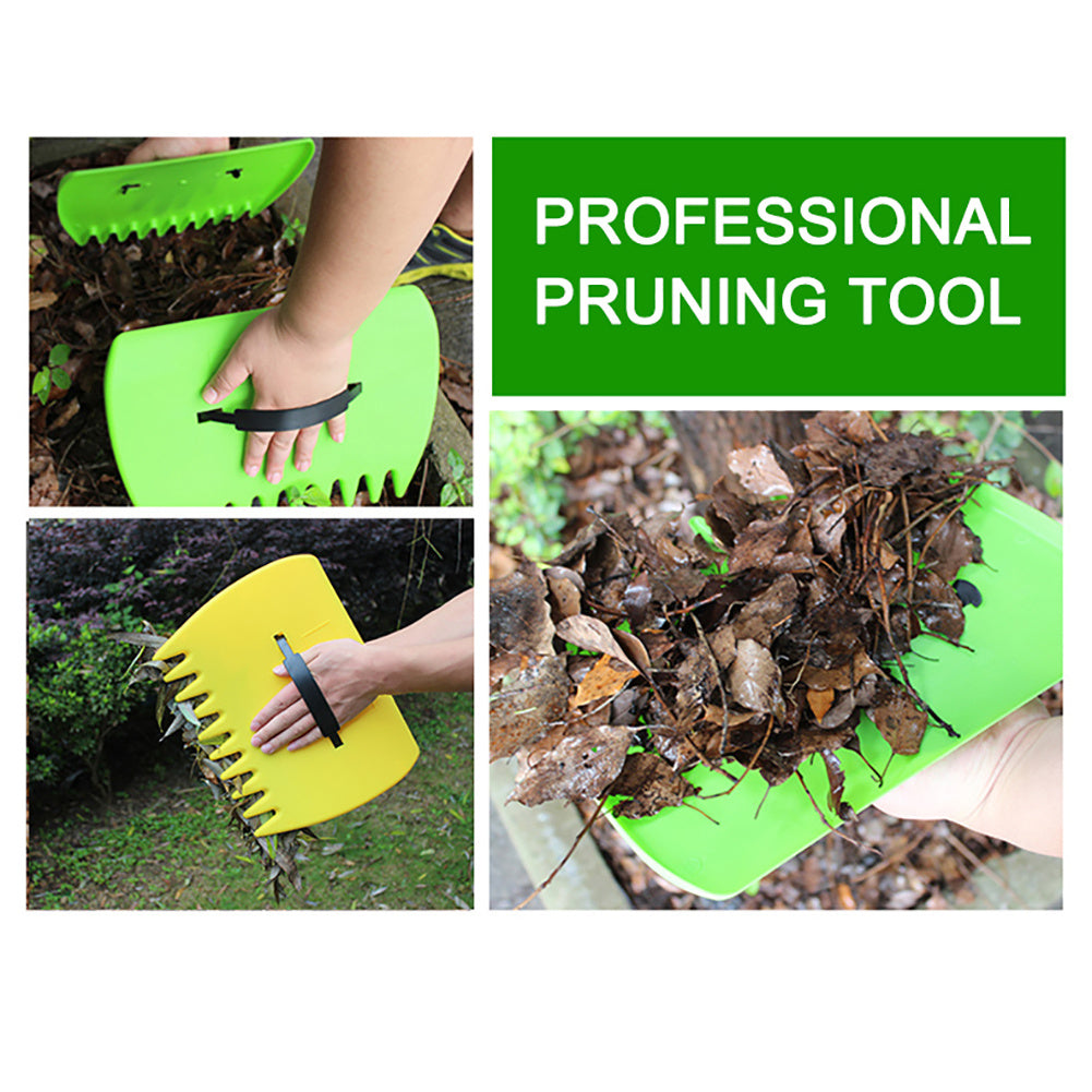 Garden Plastic Leaf Rake - Lawnbeast
