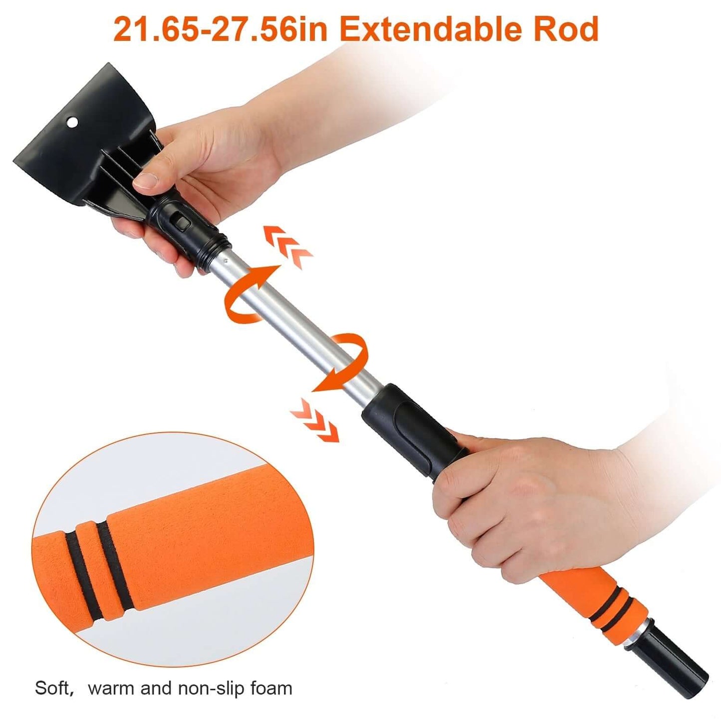 3-in-1 Windshield Ice Scraper & Snow Shovel - Lawnbeast