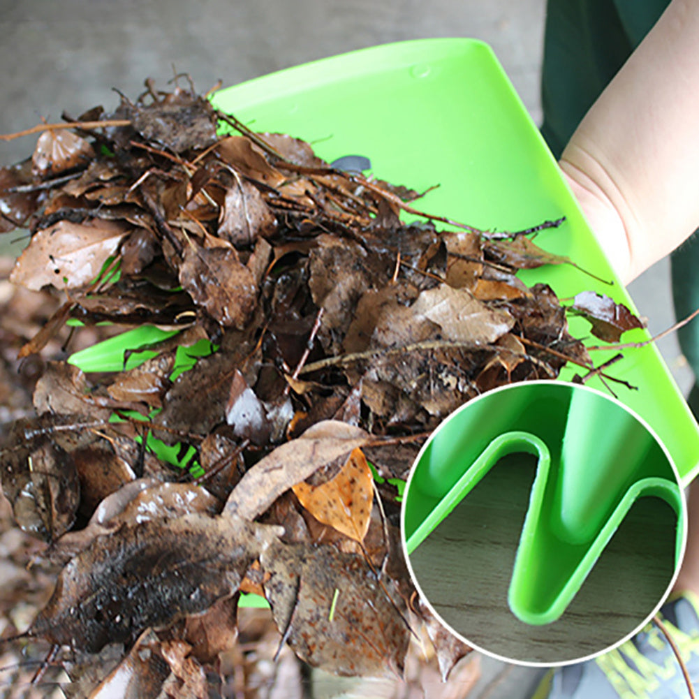 Garden Plastic Leaf Rake - Lawnbeast