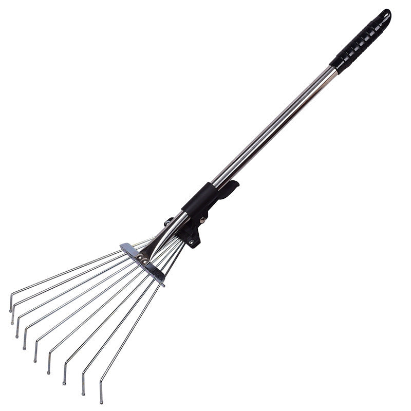 Tool Used By A Household Iron Rake To Rake Grass And Leaves - Lawnbeast
