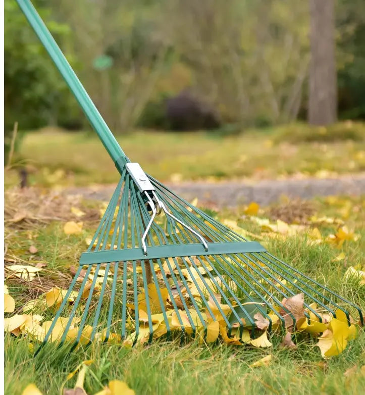 Tool Used By A Household Iron Rake To Rake Grass And Leaves - Lawnbeast