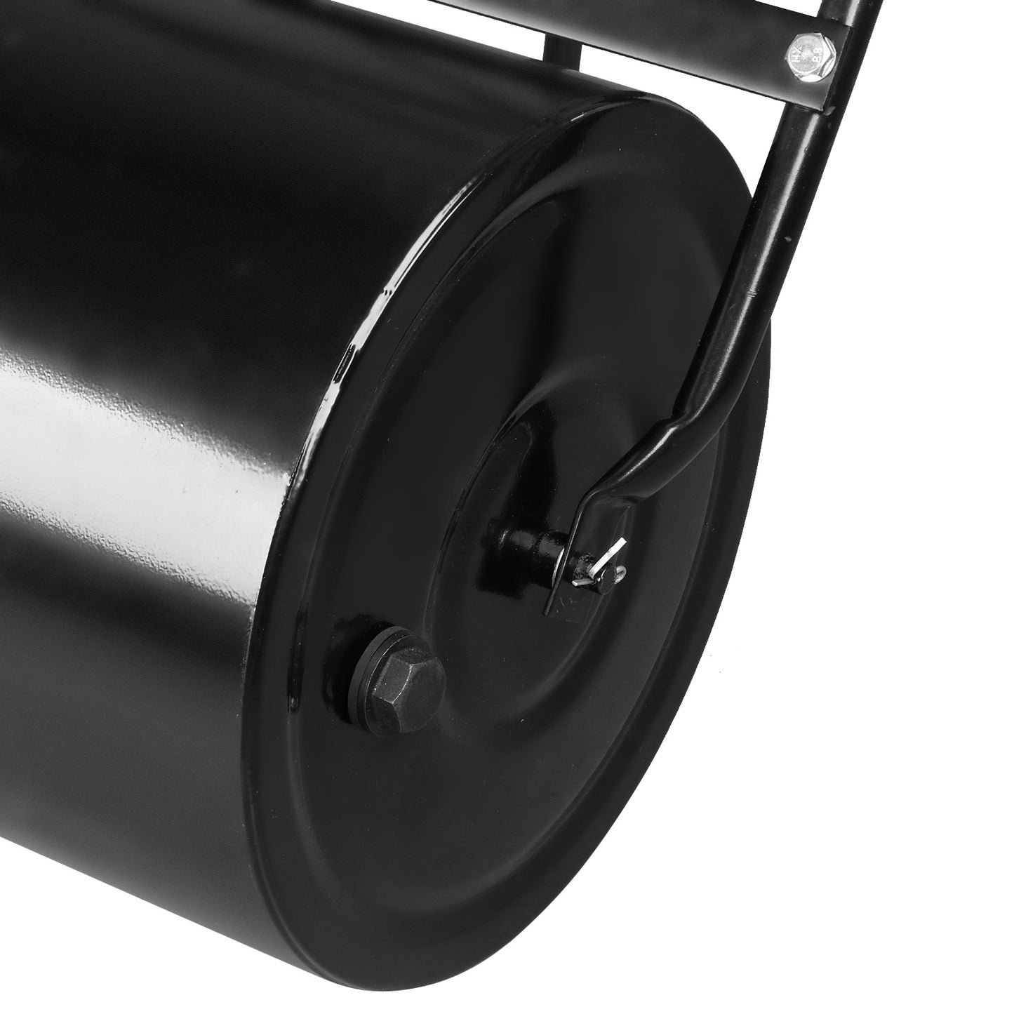 19-Inch Black Iron Lawn Roller - Lawnbeast