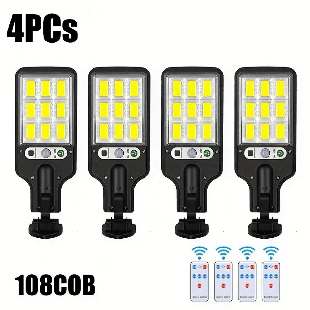 Waterproof Mini Solar Outdoor Street Light 108LED - Lawnbeast
