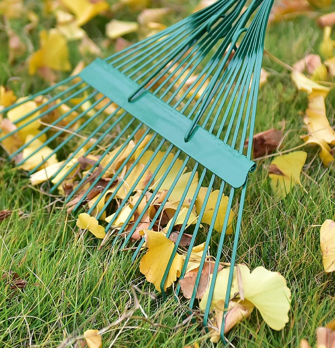 Tool Used By A Household Iron Rake To Rake Grass And Leaves - Lawnbeast