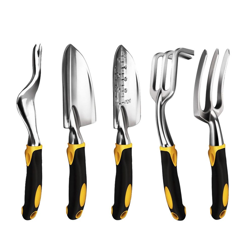 Ergonomic Garden Hand Tool Set – Trowel, Rake, Weeder - Lawnbeast