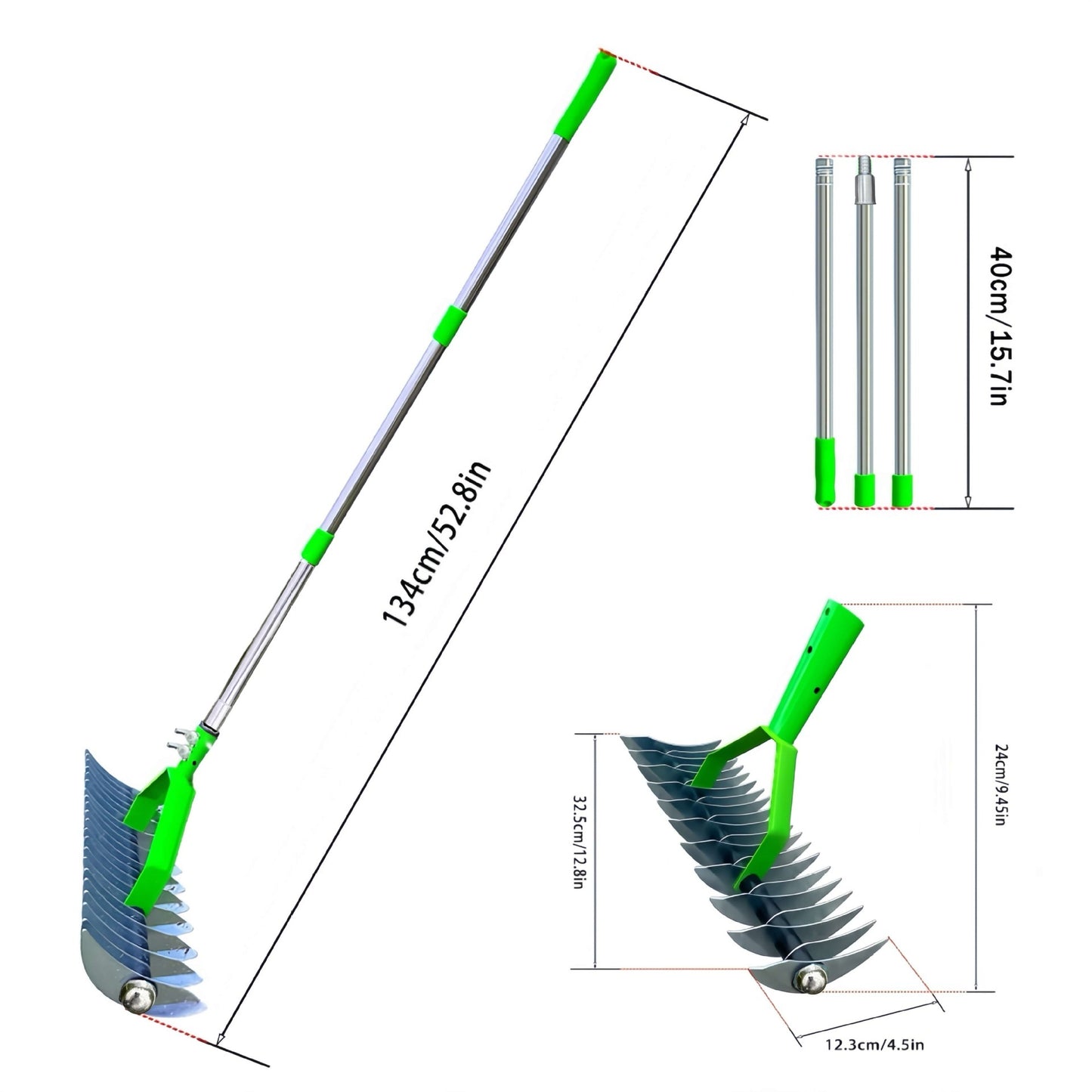 Gardening Tools Lawn Hay Rake & Soil Ripper - Lawnbeast