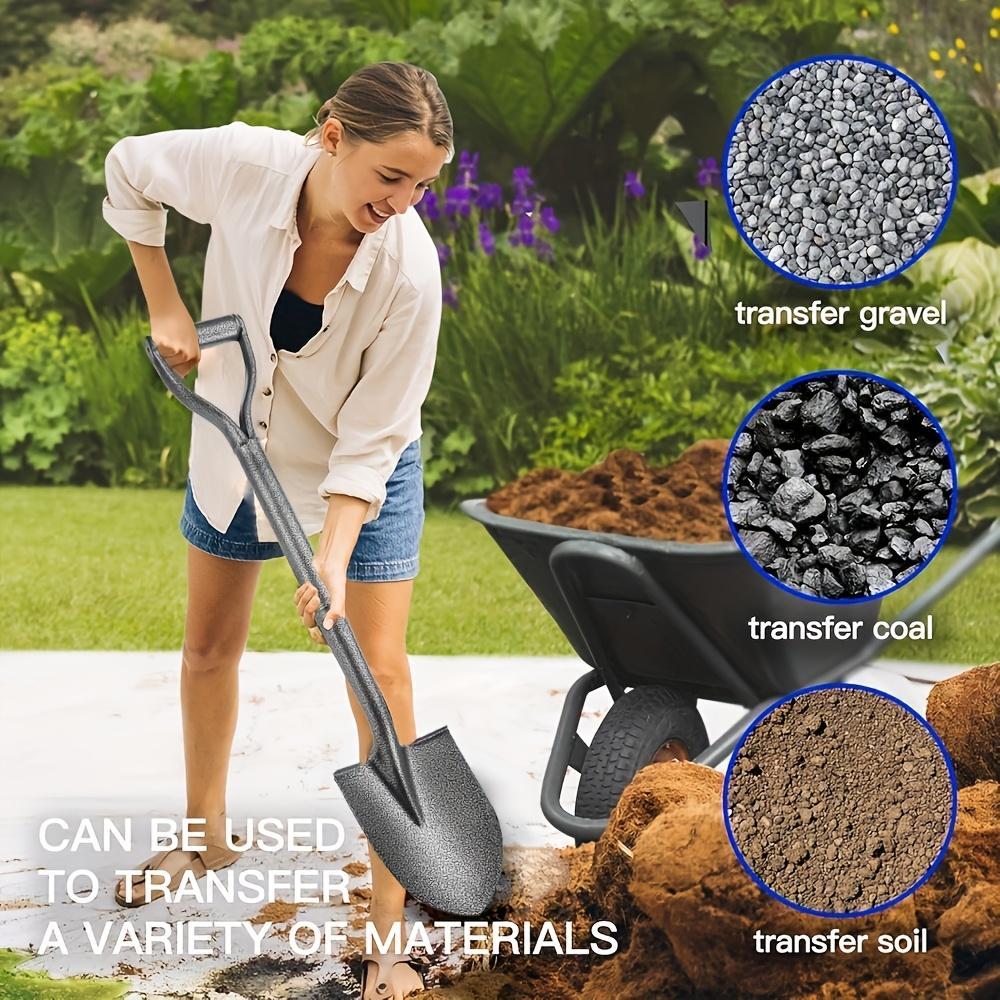 Large Carbon Steel Gardening Shovel - Lawnbeast