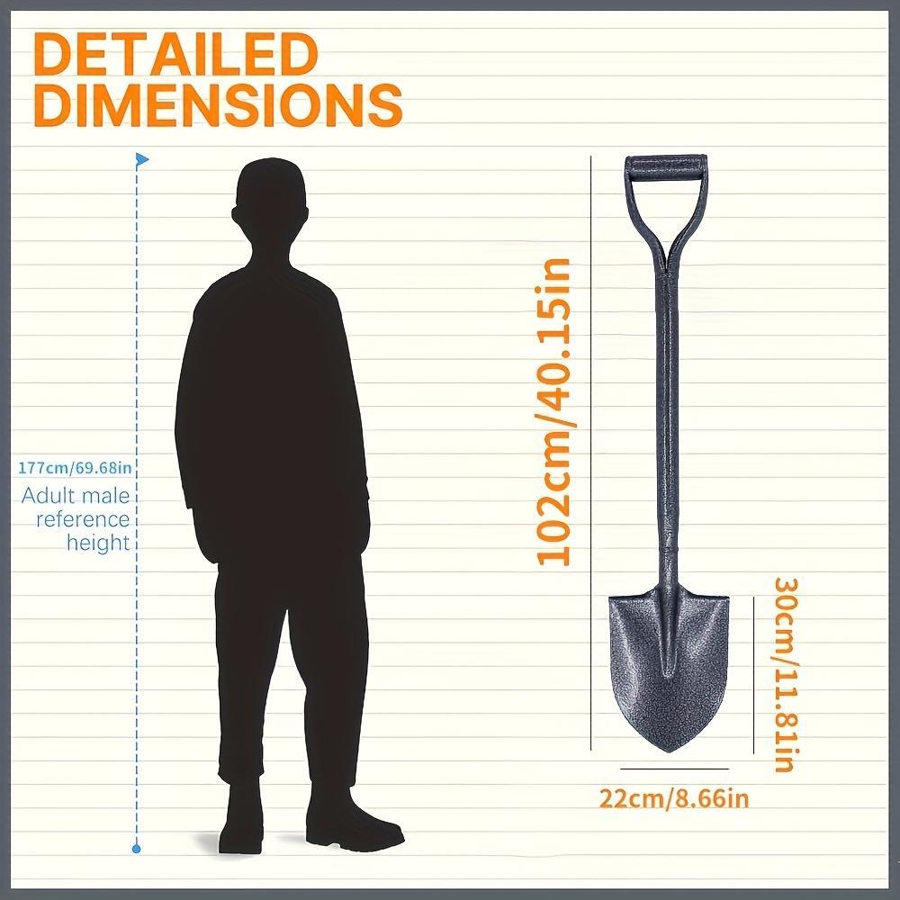 Large Carbon Steel Gardening Shovel - Lawnbeast