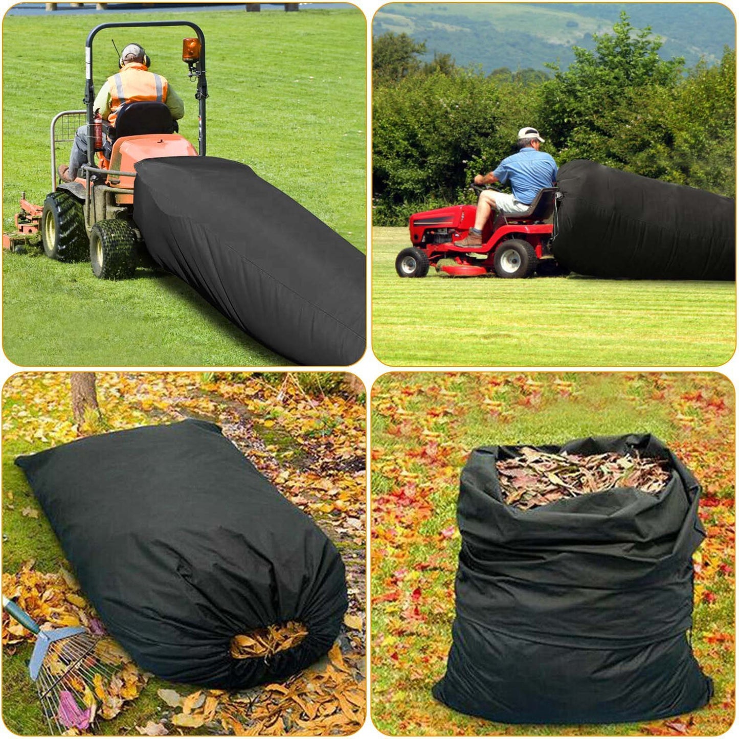 Large Lawn Tractor Leaf Bag for Yard Cleanup - Lawnbeast