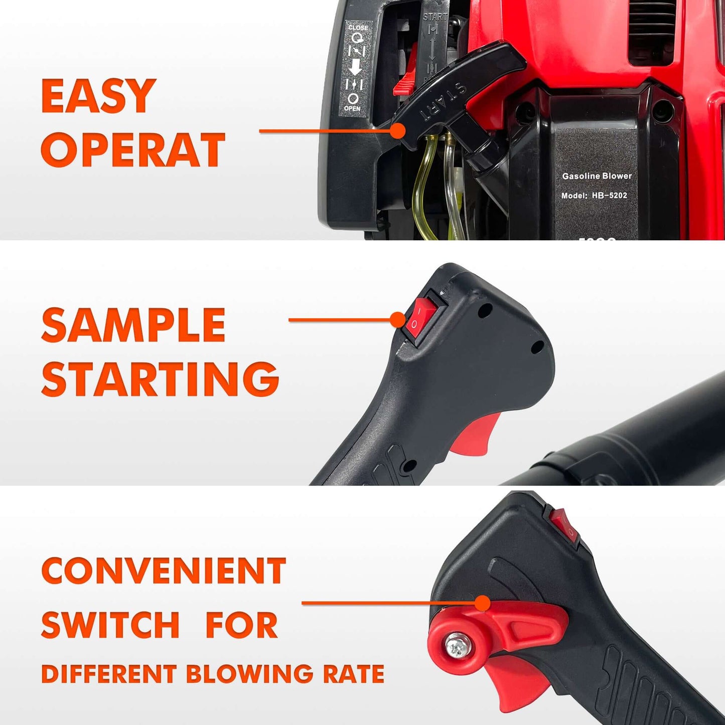 Metal Backpack Type Gas Leaf Blower-lawnbeast