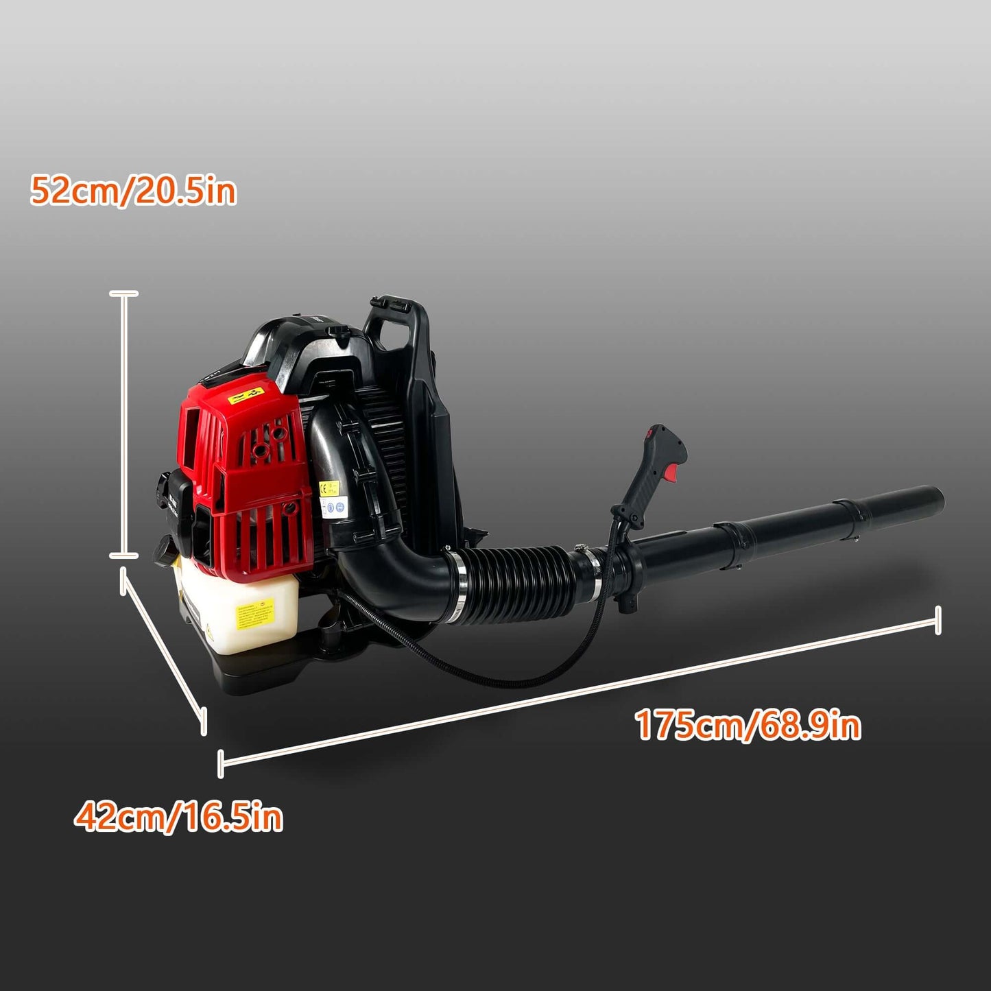 Metal Backpack Type Gas Leaf Blower-lawnbeast