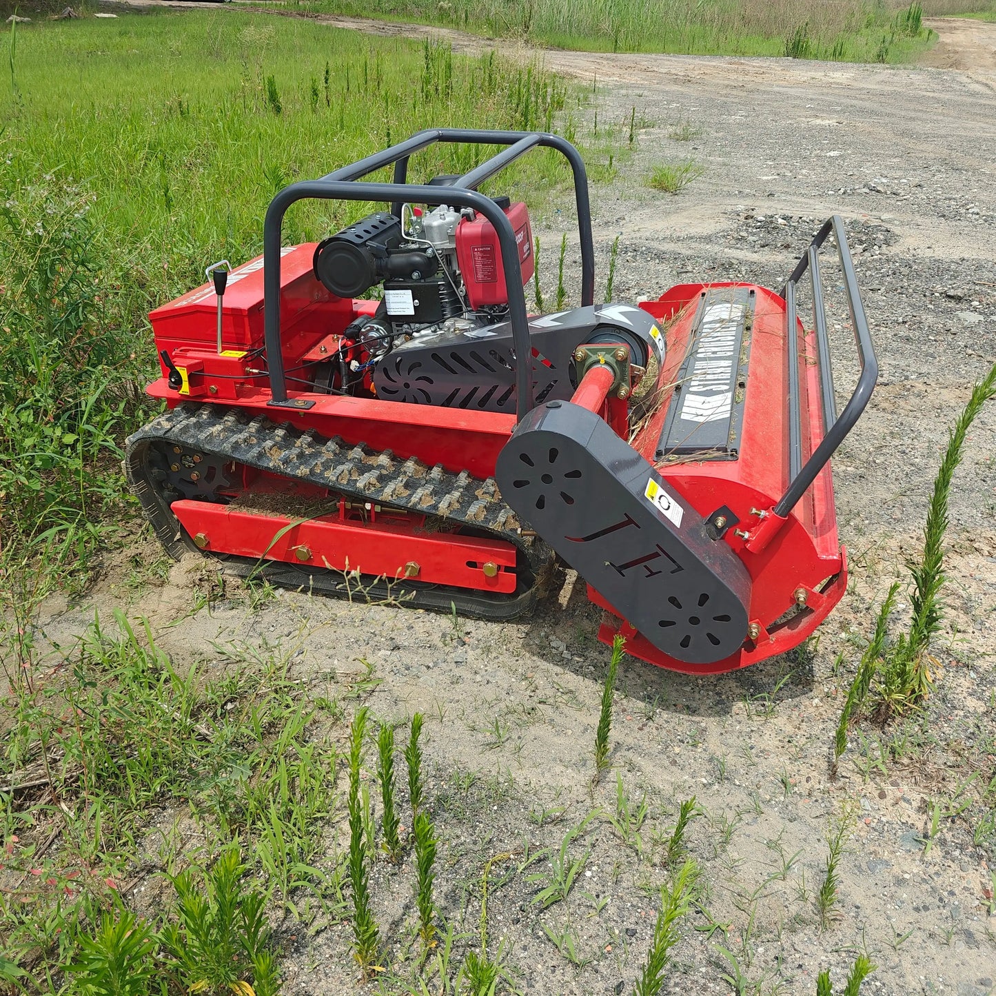 Lawn Mower Gasoline Farm Crawler Wheel Self Propelled Robot Grass Cutter Lawn Mower
