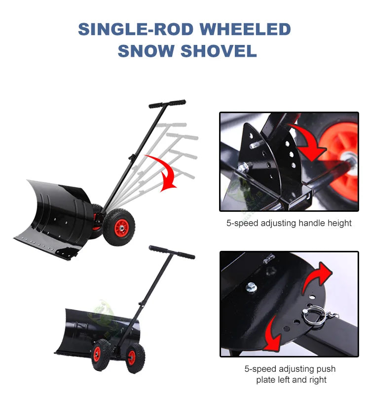 Hand Push To Remove Snow Shovel For Winter High Quality On Sale Portable Snow Removal Tool Sweeper
