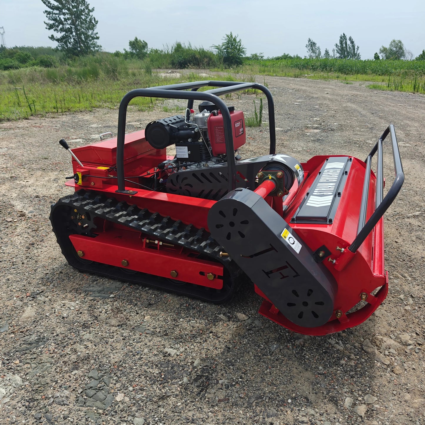 Lawn Mower Gasoline Farm Crawler Wheel Self Propelled Robot Grass Cutter Lawn Mower