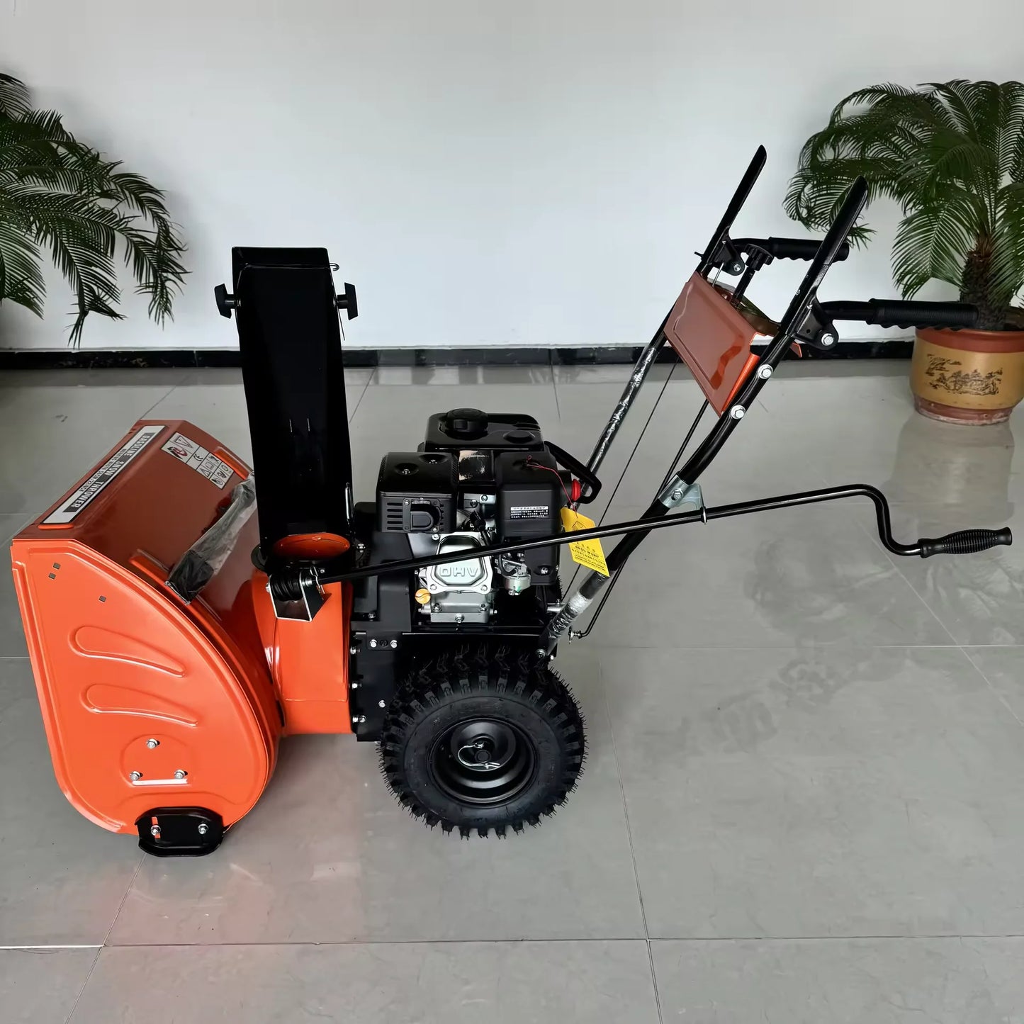 Gas-Powered Energy Saving And Low Consumption Small Snow Removal Equipment Manual Start Snow Thrower