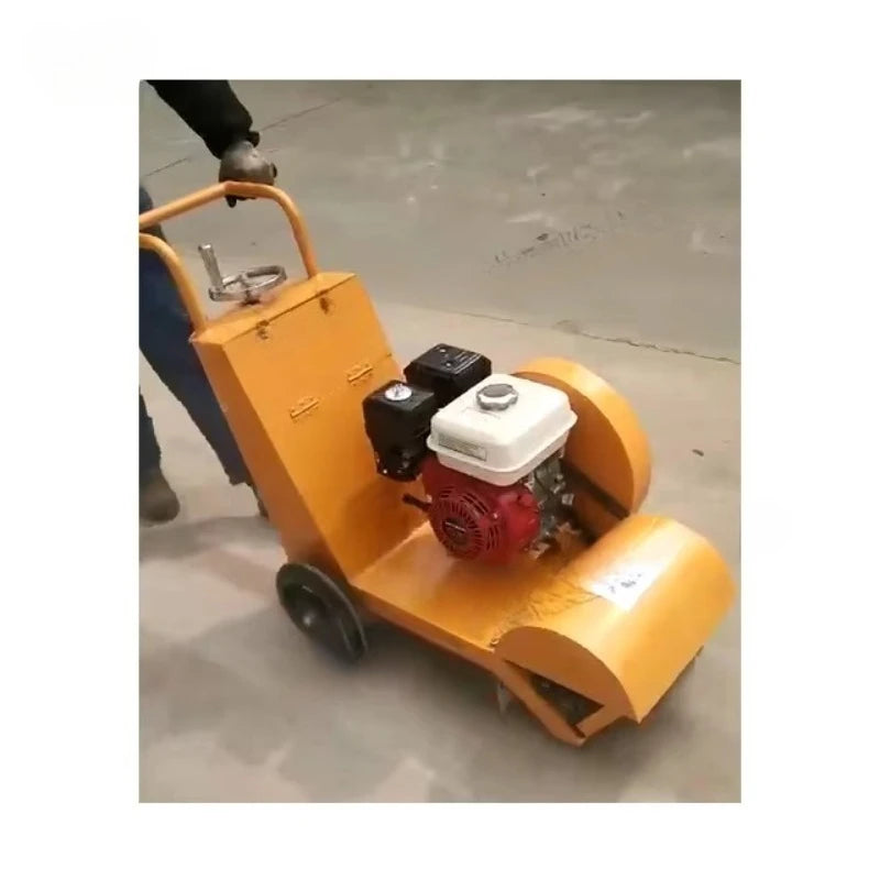 Small hand push wire brush rotary grinding road sweeper cement floating slurry/mud/floating soil varnish machine