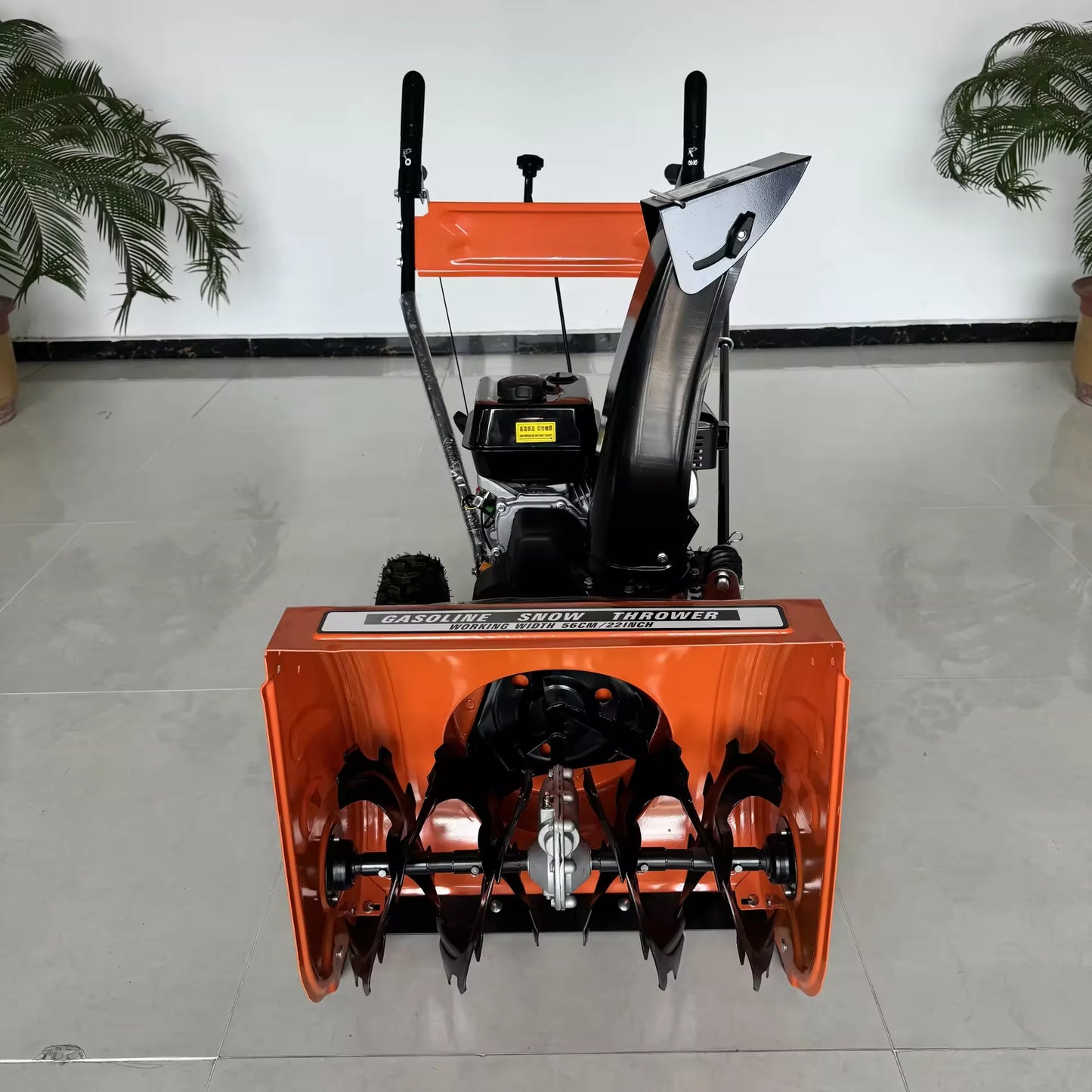 Gas-Powered Energy Saving And Low Consumption Small Snow Removal Equipment Manual Start Snow Thrower