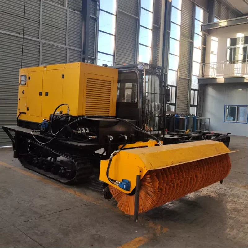 Tracked Snow Blower Lawn Mower Earth-moving Machinery Mini Skid Steer Loader Snow Removal Equipment