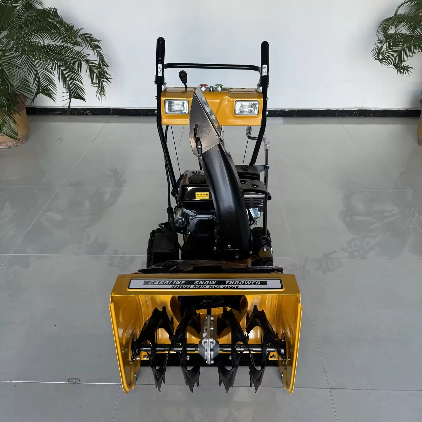 Gas-Powered Energy Saving And Low Consumption Small Snow Removal Equipment Manual Start Snow Thrower