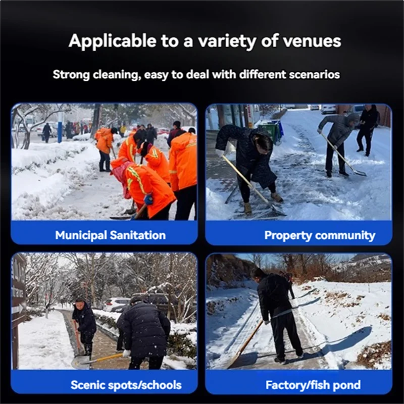 Household Multi-functional Snow Thrower Gasoline&Diesel Oil Snow Clearing Car Hand Push Snow Removal Machine