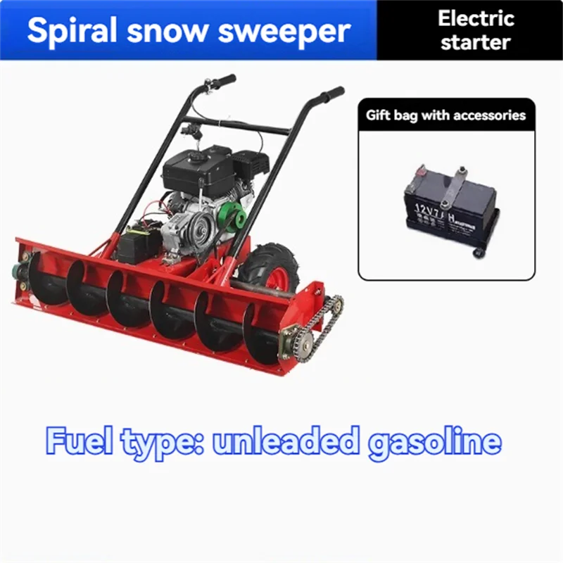 Household Multi-functional Snow Thrower Gasoline&Diesel Oil Snow Clearing Car Hand Push Snow Removal Machine