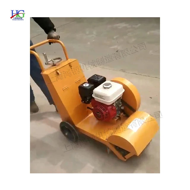 Small hand push wire brush rotary grinding road sweeper cement floating slurry/mud/floating soil varnish machine