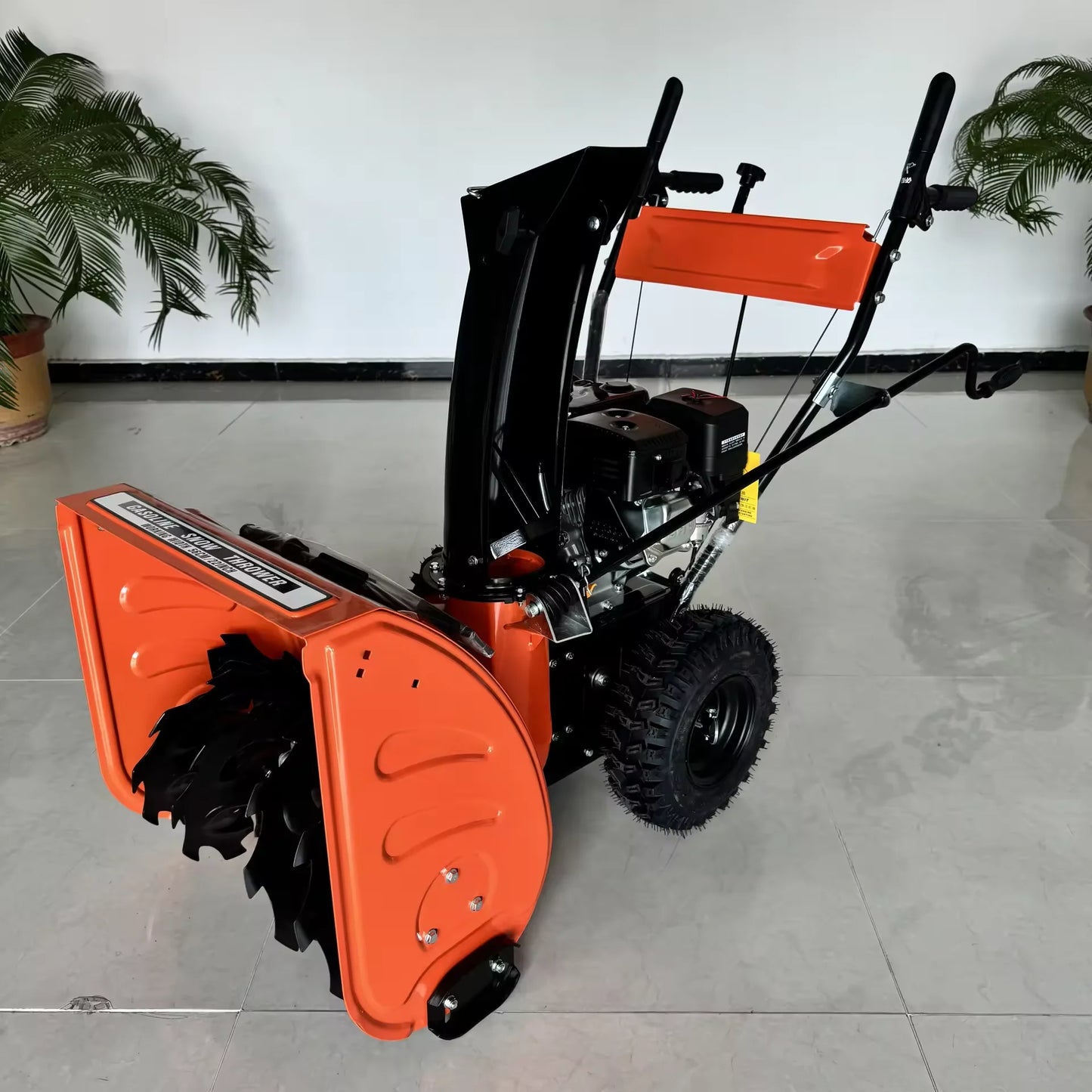 Gas-Powered Energy Saving And Low Consumption Small Snow Removal Equipment Manual Start Snow Thrower