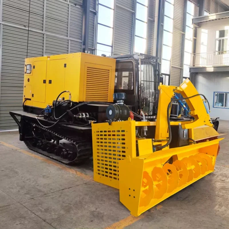Tracked Snow Blower Lawn Mower Earth-moving Machinery Mini Skid Steer Loader Snow Removal Equipment