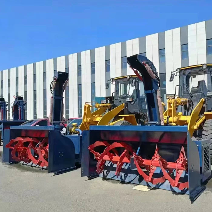 Tracked Snow Blower Lawn Mower Earth-moving Machinery Mini Skid Steer Loader Snow Removal Equipment