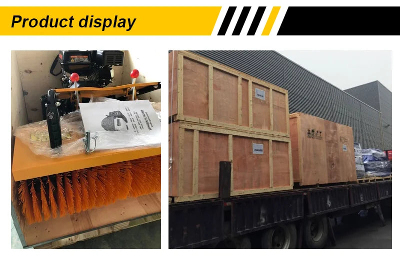 Snow Removal Machine Cleaner Road Sweeper Snowblower Cleaner Snow Removal Equipment Snow Plow Sweeper