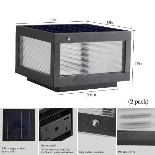 Solar Wall Light with Dimmable LED - Lawnbeast
