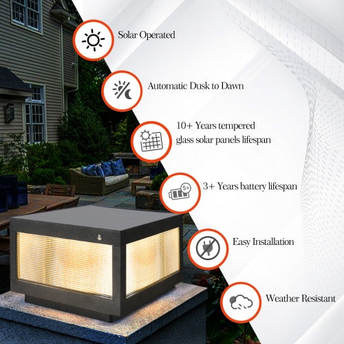 Solar Wall Light with Dimmable LED - Lawnbeast