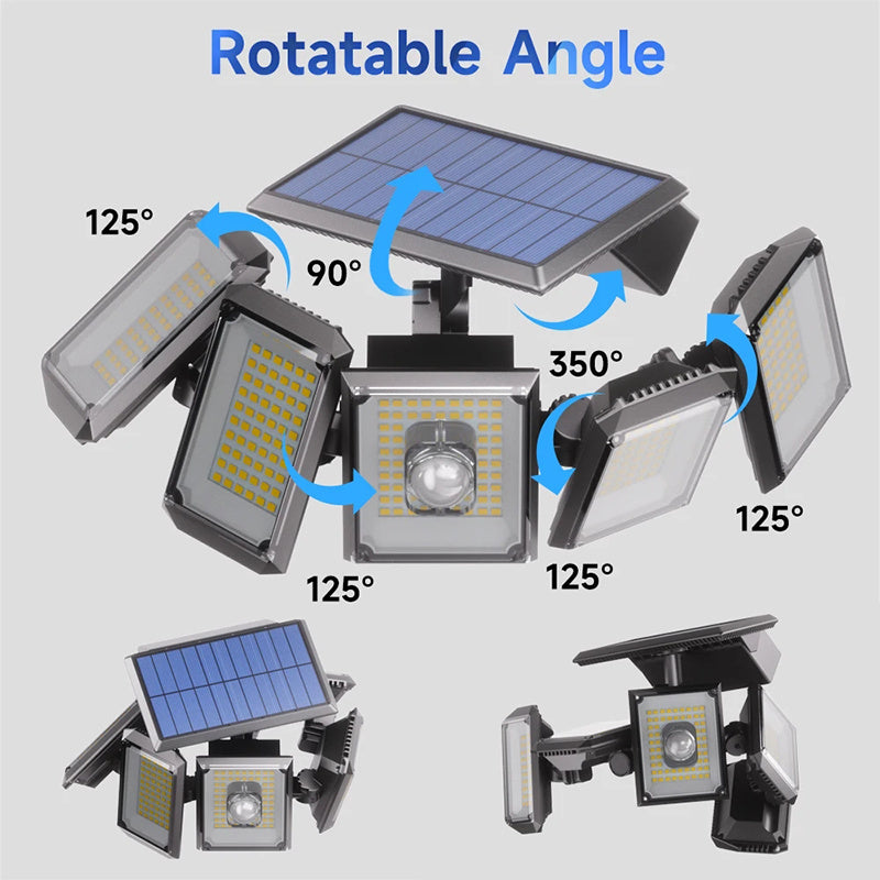 Split Waterproof Solar Street Light 7000K - Lawnbeast