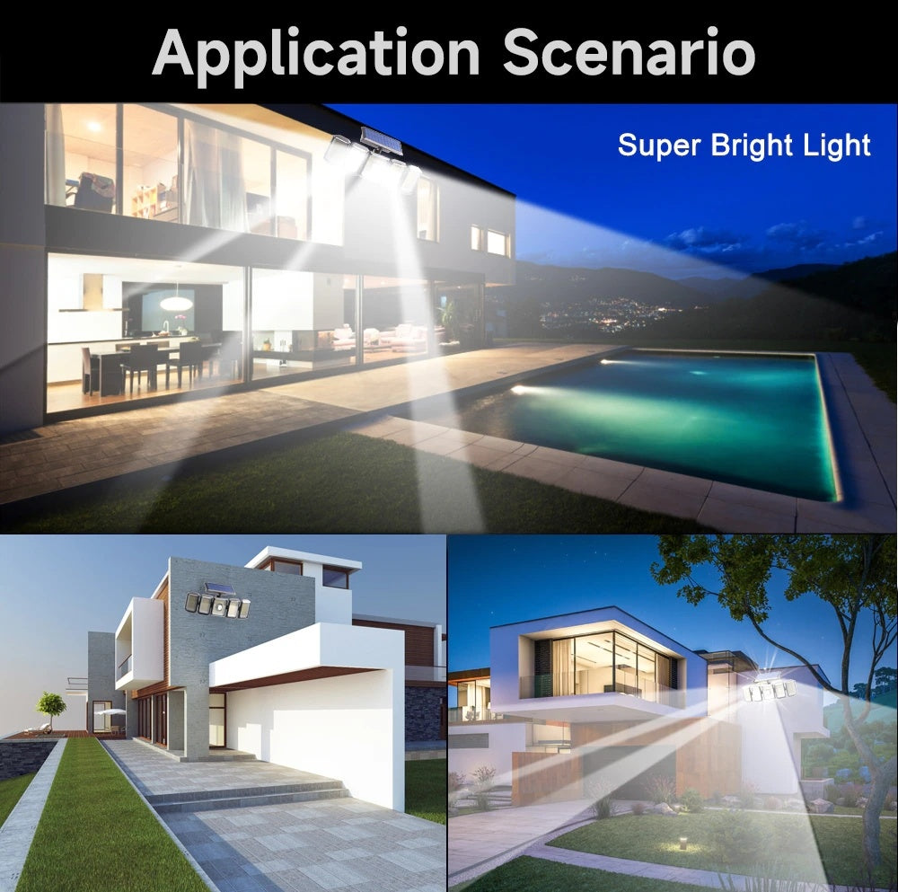Split Waterproof Solar Street Light 7000K - Lawnbeast