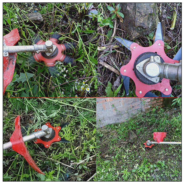 Toothed Lawn Mower Six-Blade Accessories - Lawnbeast