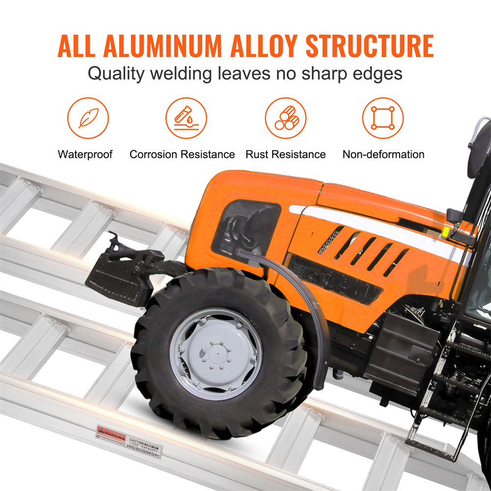 VEVOR Aluminum Ramps, 8810 Lbs (for lawn mower/tractor use) - Lawnbeast