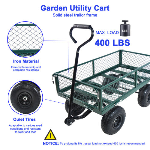 Wagon Cart for Garden & Firewood - Lawnbeast