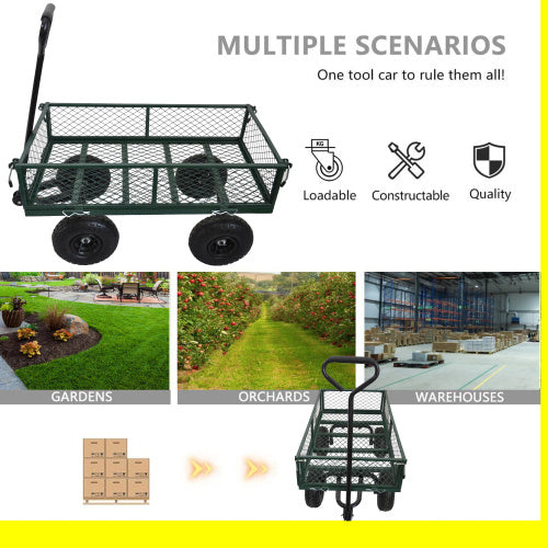 Wagon Cart for Garden & Firewood - Lawnbeast