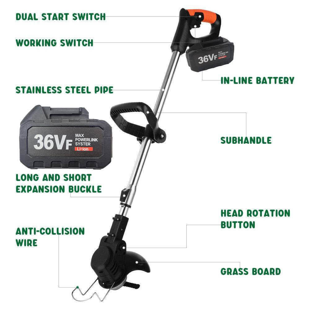Wireless Lawn Trimmer-lawnbeast