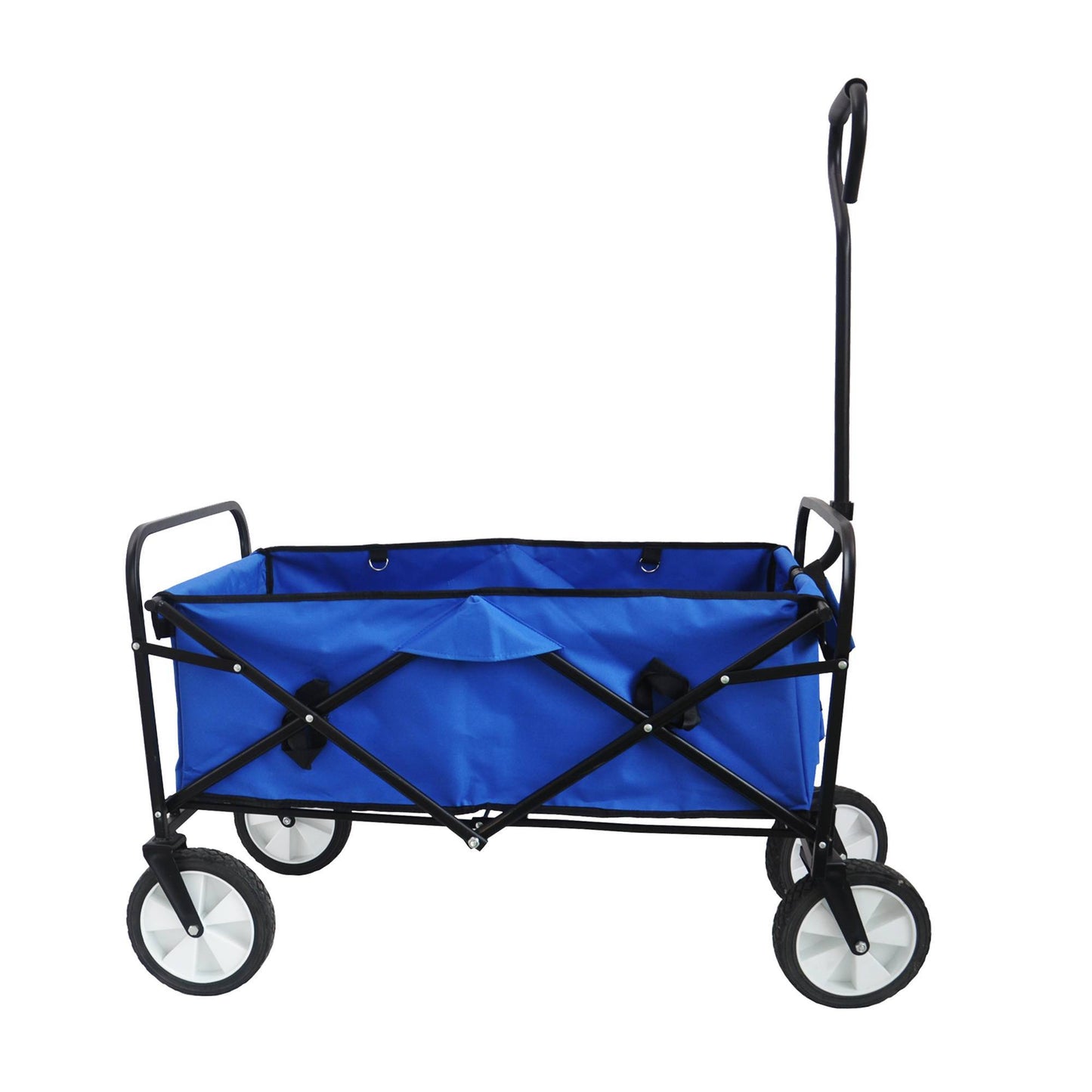 Folding Wagon Garden Shopping Cart - Lawnbeast