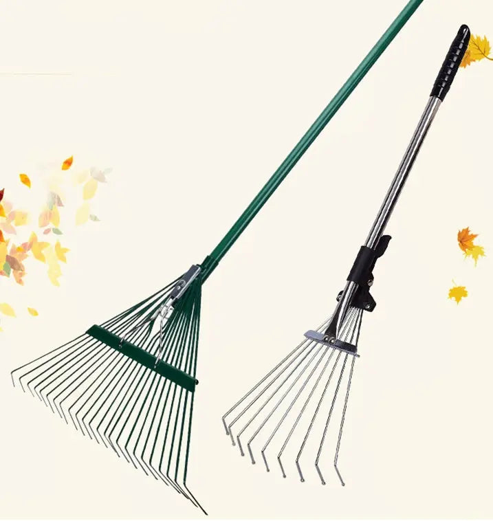 Tool Used By A Household Iron Rake To Rake Grass And Leaves - Lawnbeast