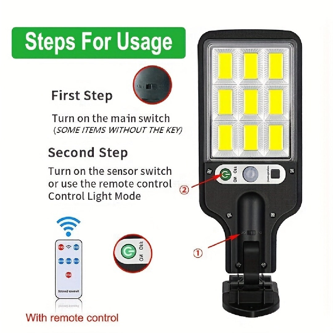 Waterproof Mini Solar Outdoor Street Light 108LED - Lawnbeast