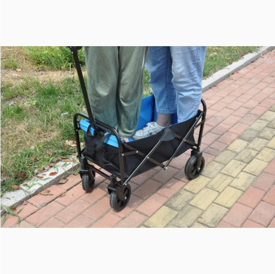 Mini Folding Wagon Outdoor Camper Cart - Lawnbeast