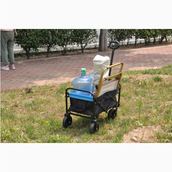 Mini Folding Wagon Outdoor Camper Cart - Lawnbeast