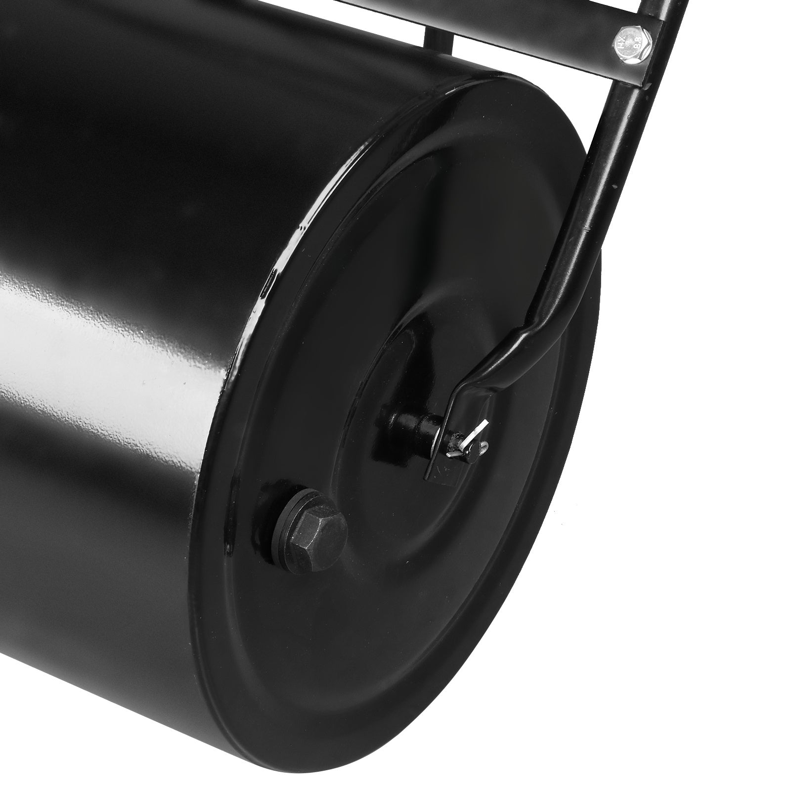 19-Inch Black Iron Lawn Roller - Lawnbeast