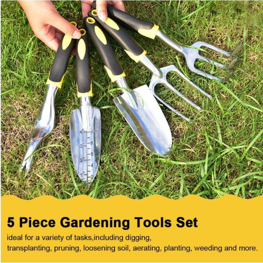 Ergonomic Garden Hand Tool Set – Trowel, Rake, Weeder - Lawnbeast