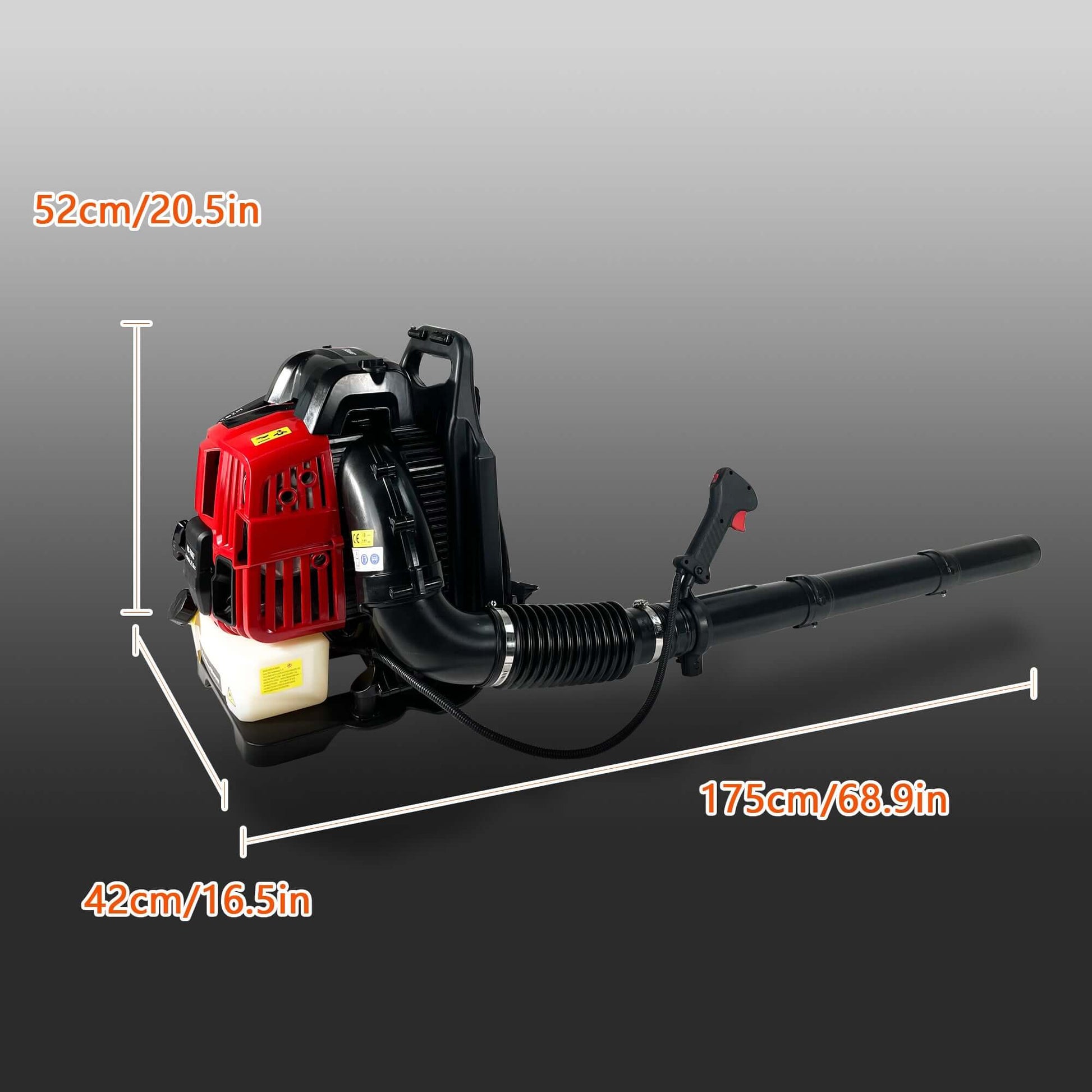 Metal Backpack Type Gas Leaf Blower-lawnbeast